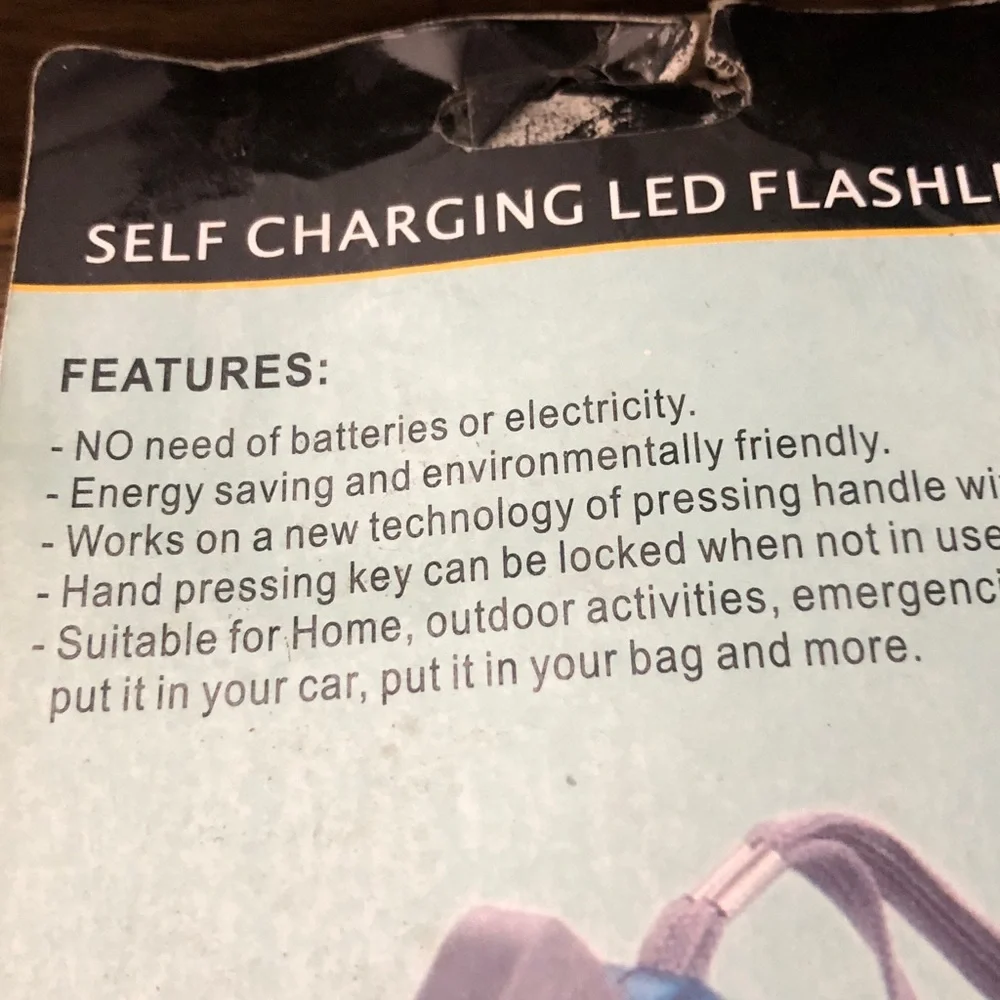 Hand-Pressed Rechargeable Mini LED Light - Green - Picture 3 of 3